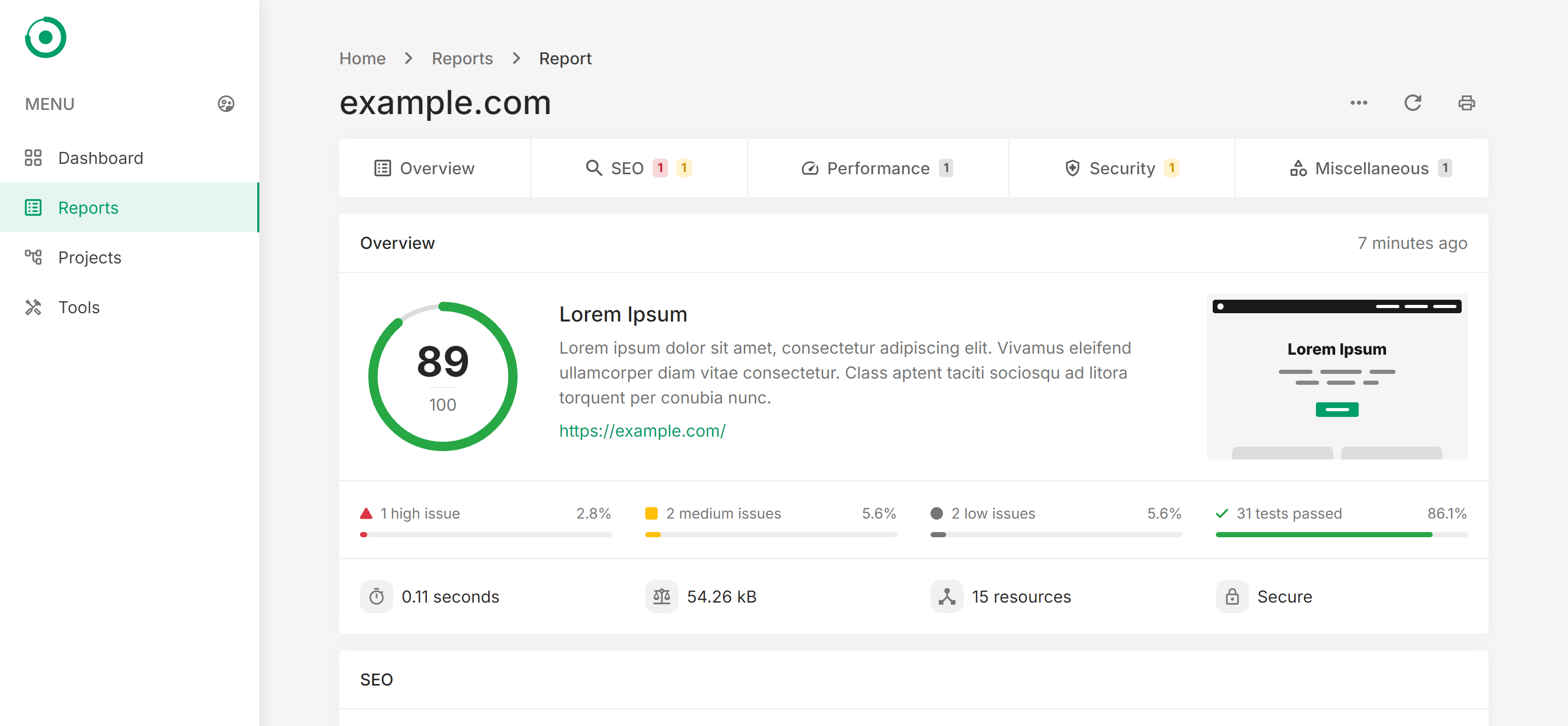 SEO Rank by Hoolus.com